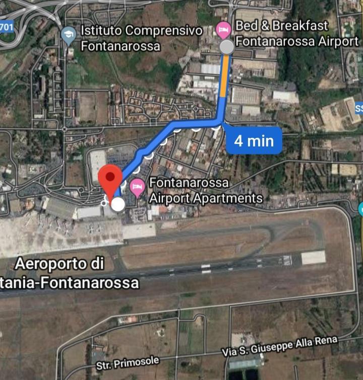 Bed & Breakfast Fontanarossa Airport -Private Parking- Катания Экстерьер фото